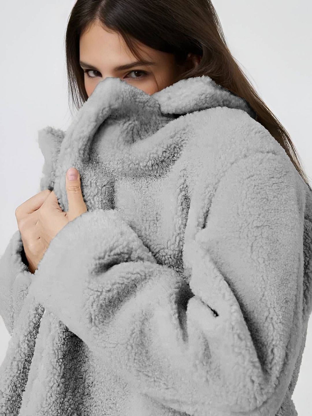 Women's Grey Lightweight Puffer Jacket