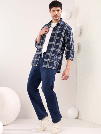 Men Straight Fit Mid-Rise Jeans
