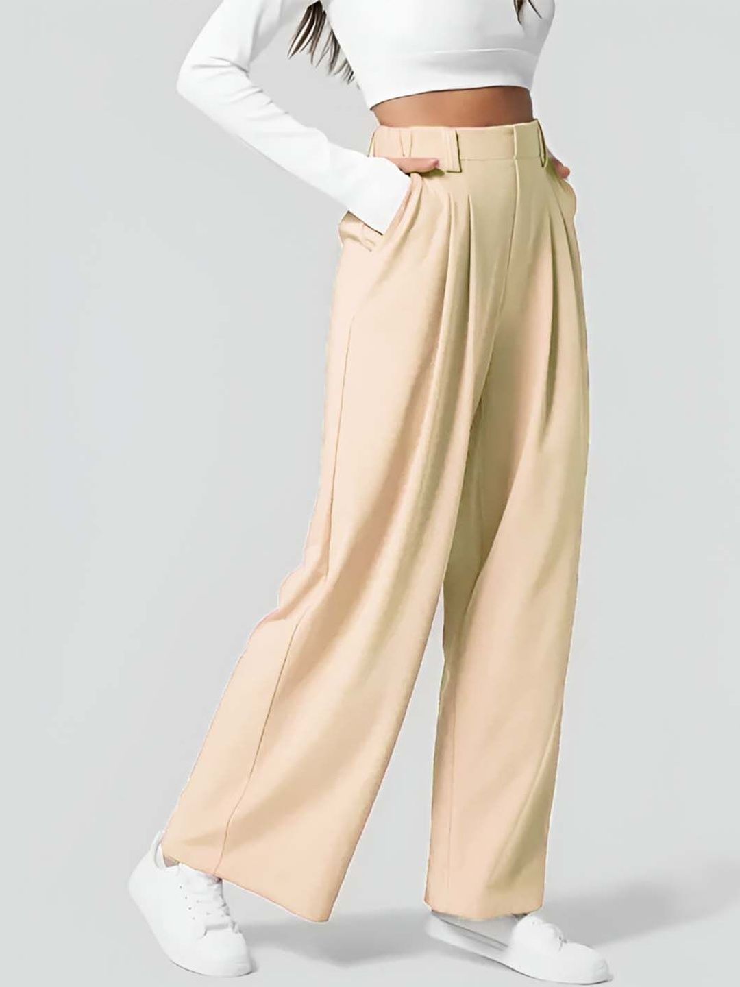 Women Pleated Trousers