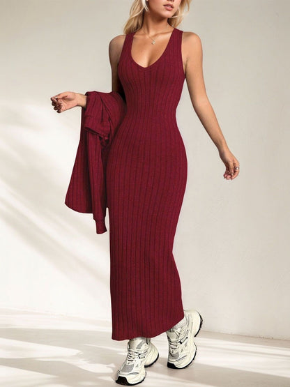 NOWI V-Neck Sweatshirt & Skirt Co-Ords