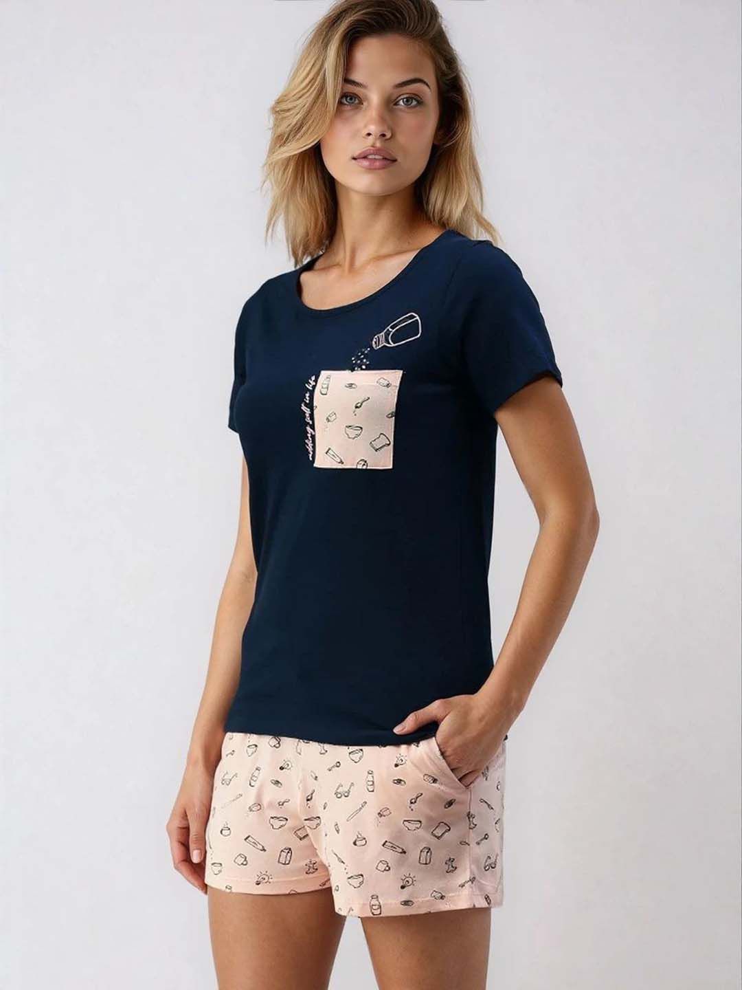 NOWI Women Printed Night suit