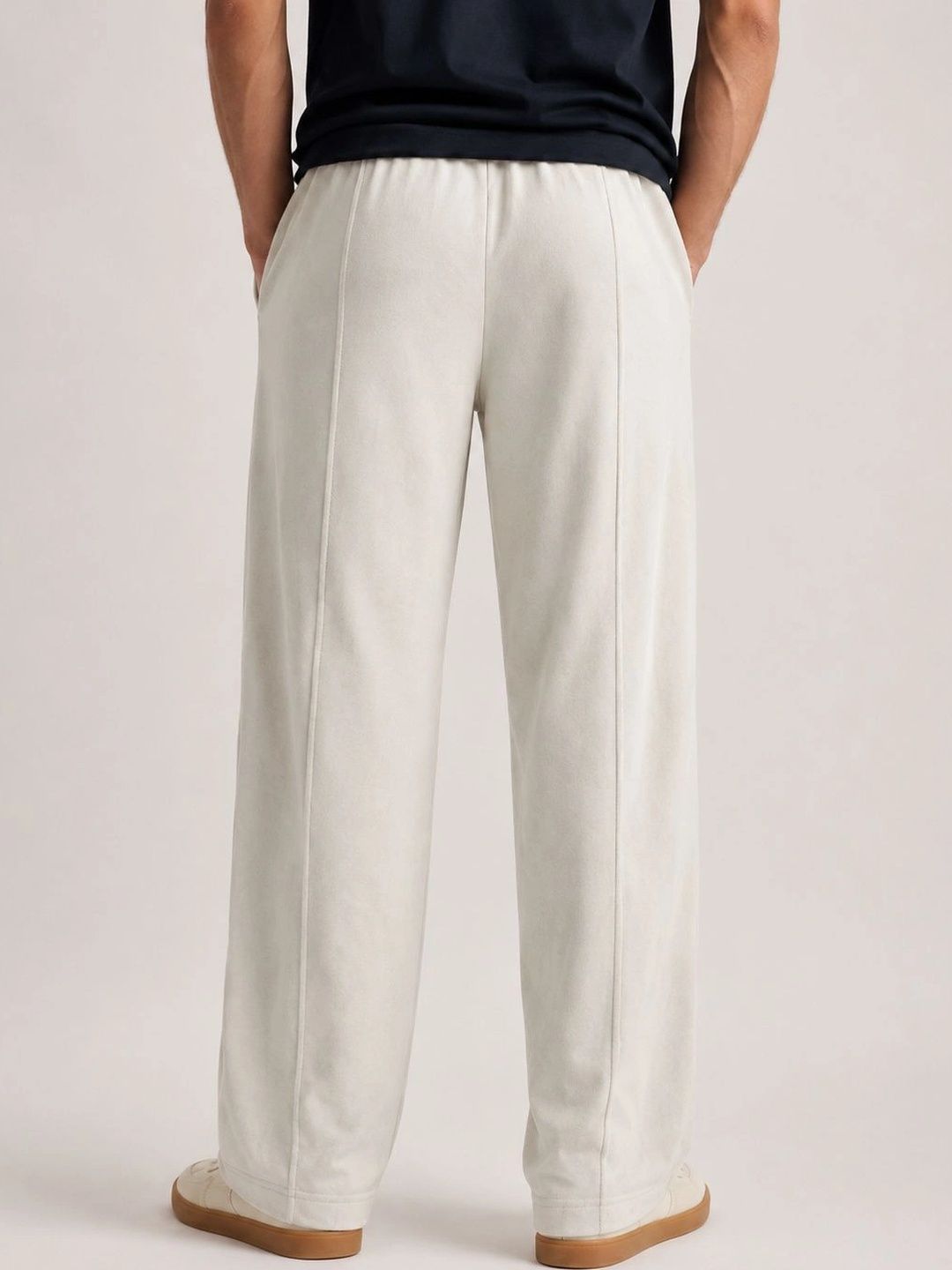 Men Relaxed Wrinkle Free Trousers
