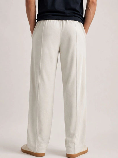 Men Relaxed Wrinkle Free Trousers