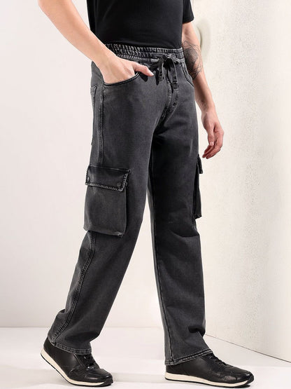 Men Jogger Mid-Rise Light Fade Stretchable Jeans
