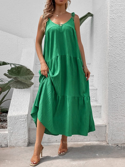 Casual Solid Maxi Dress