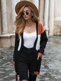 Women Colourblocked Cardigan