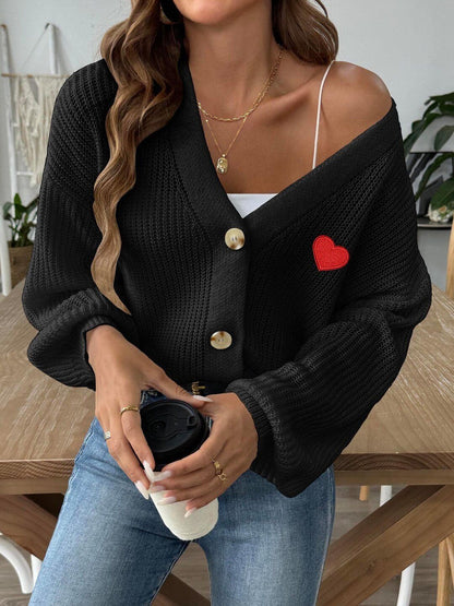 Women Cardigan with Embroidered Detail