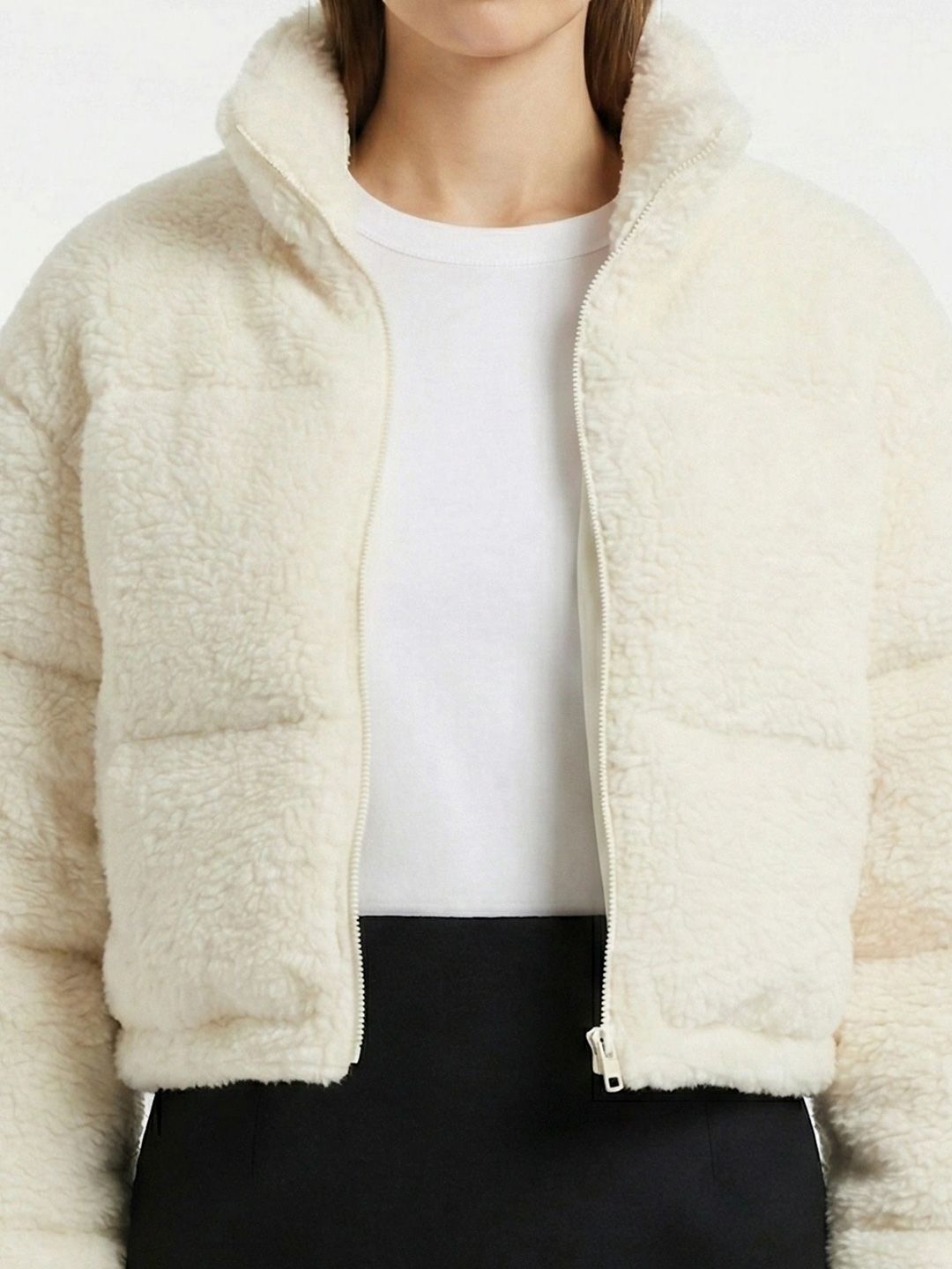 NOWI Women Lightweight Crop Puffer Jacket