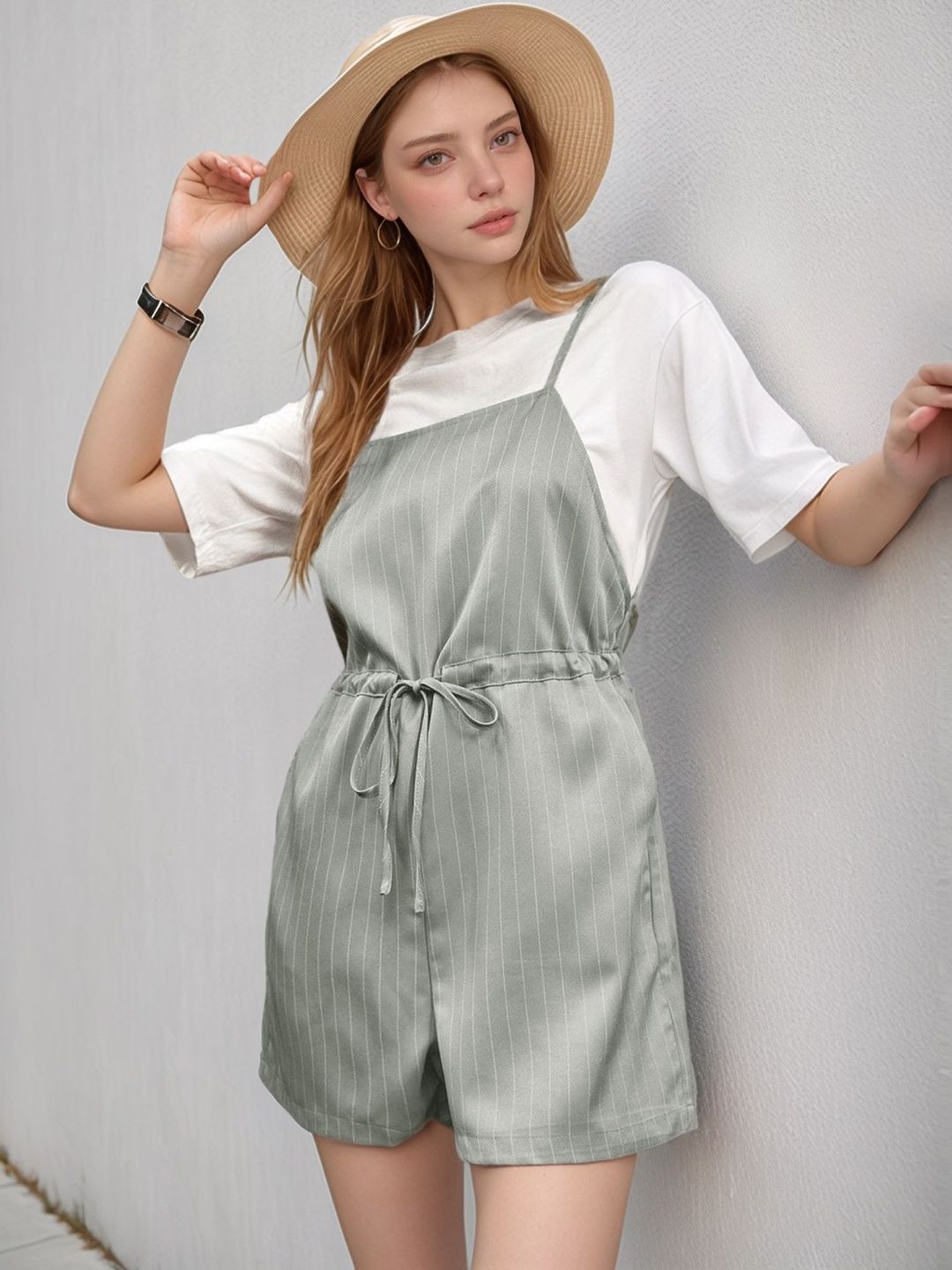 Striped Jumpsuit