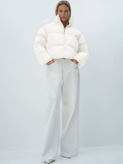 NOWI Women Lightweight Crop Puffer Jacket