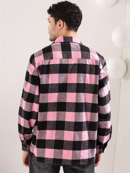 Men Buffalo Checks Checked Casual Shirt