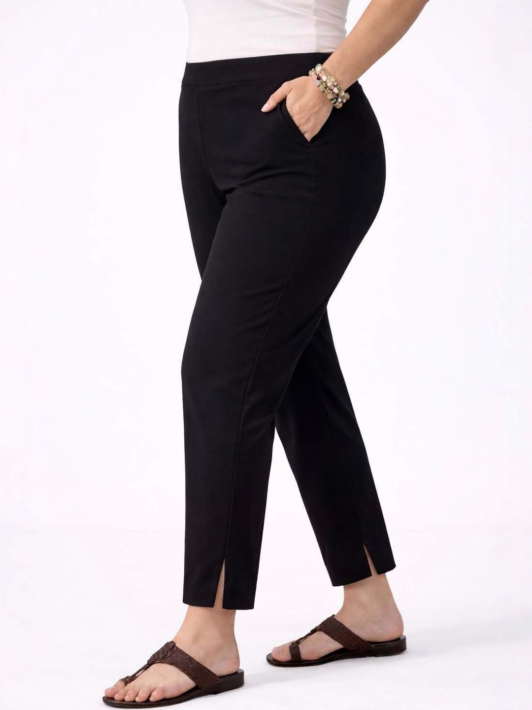 Women Wrinkle Free Trousers