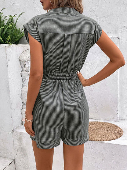 Striped Jumpsuit