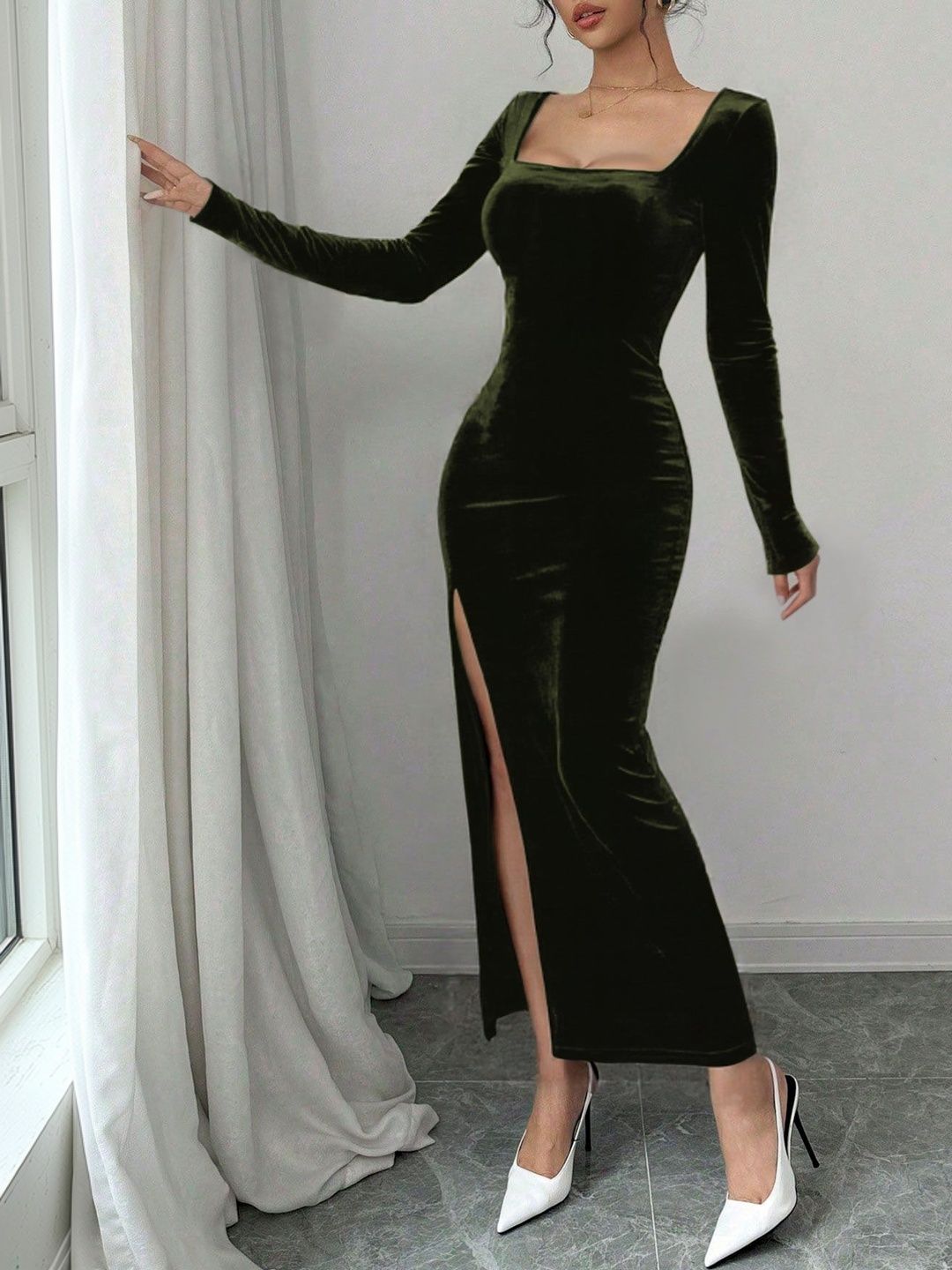 NOWI Bodycon Maxi Dress