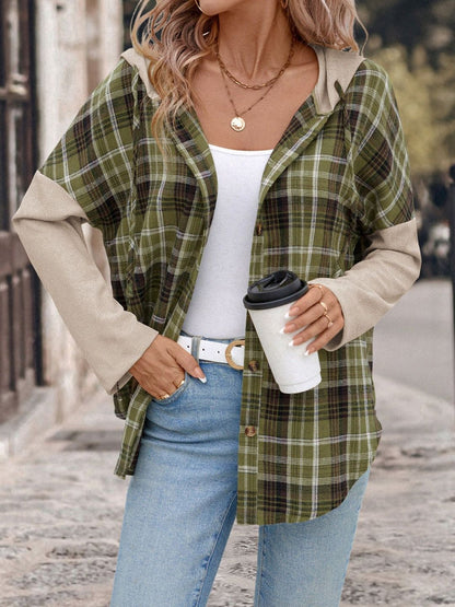 Women Tartan Checks Checked Casual Shirt