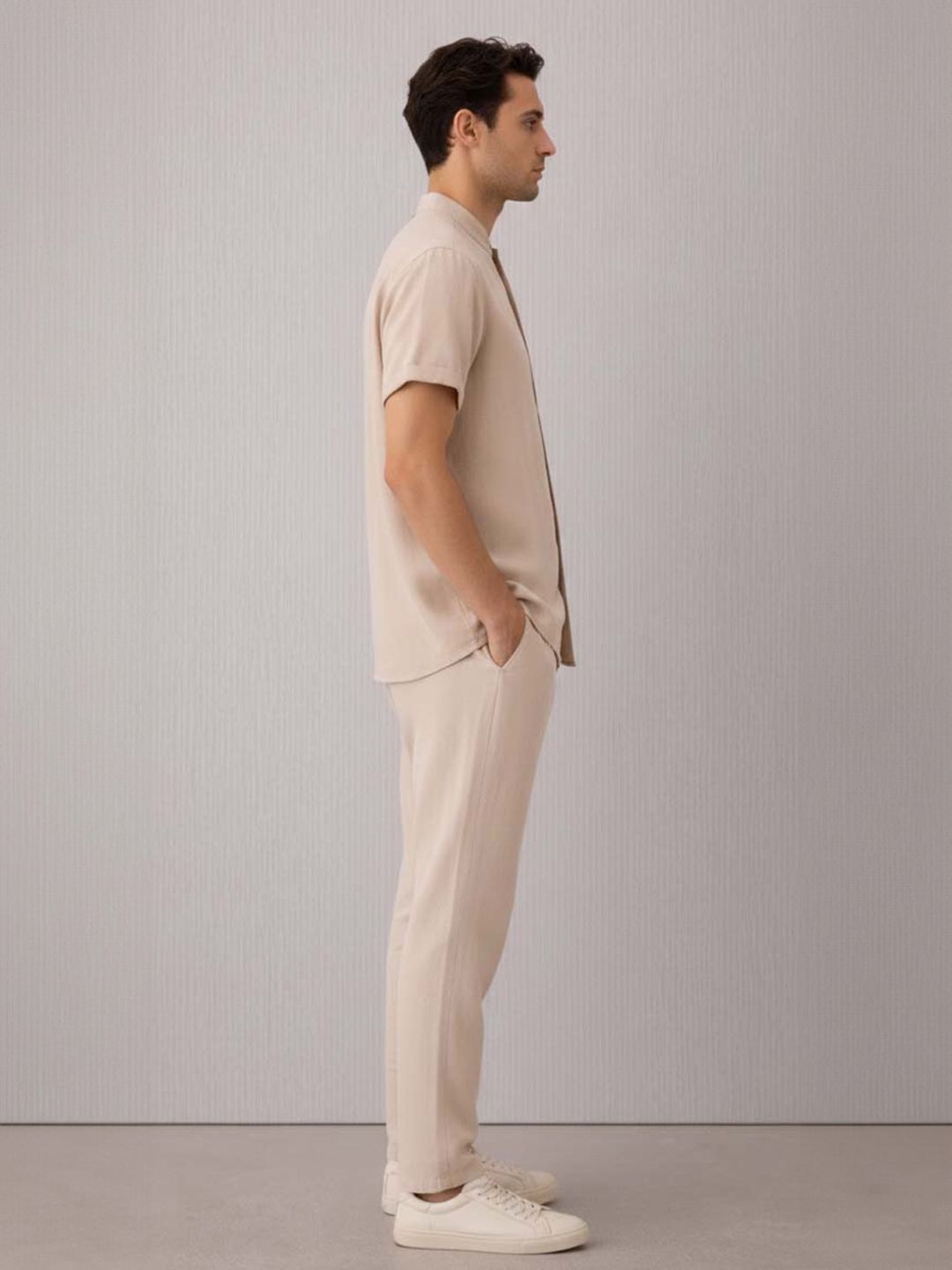 Men Casual Co-Ord Set with Shirt & Pants