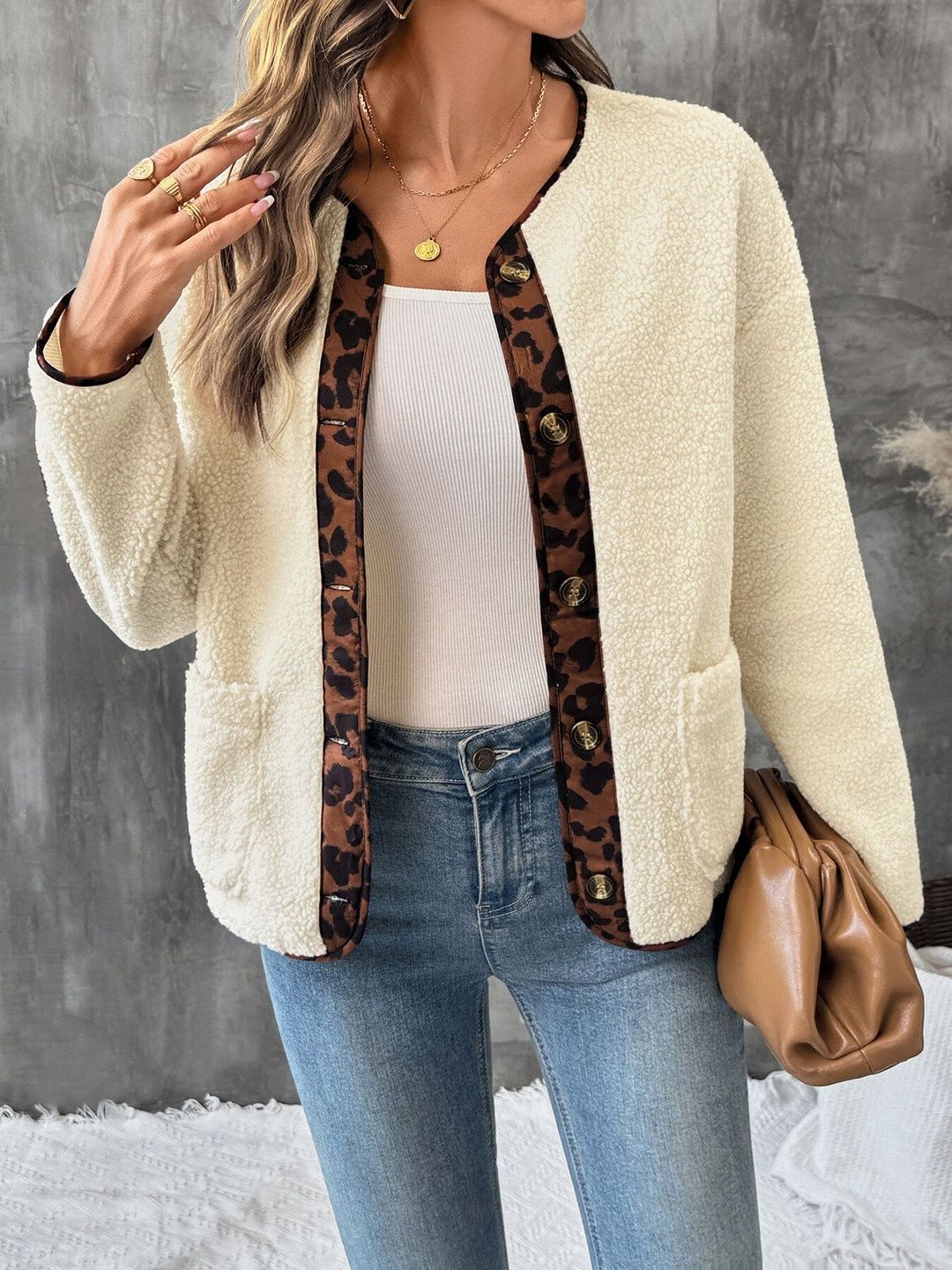 Women Colourblocked Lightweight Open Front Jacket