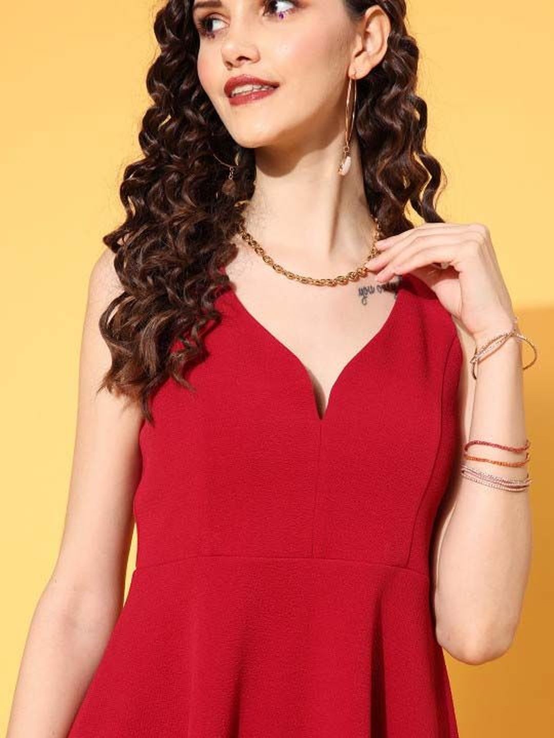 Fit & Flare Mini Dress