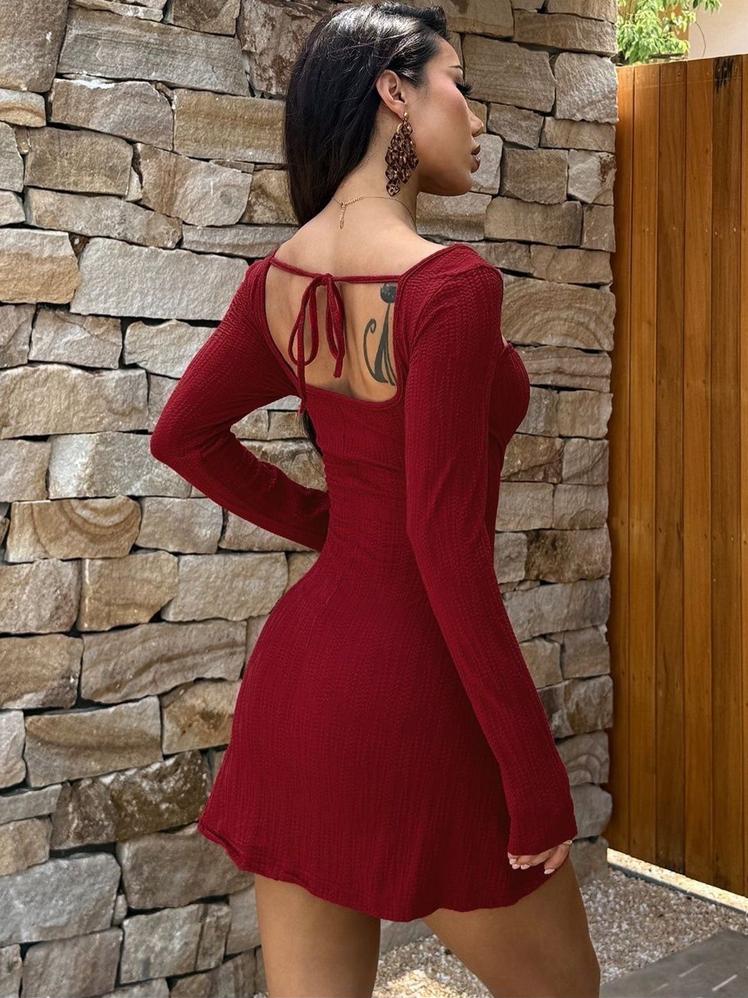 NOWI Fit & Flare Mini Dress