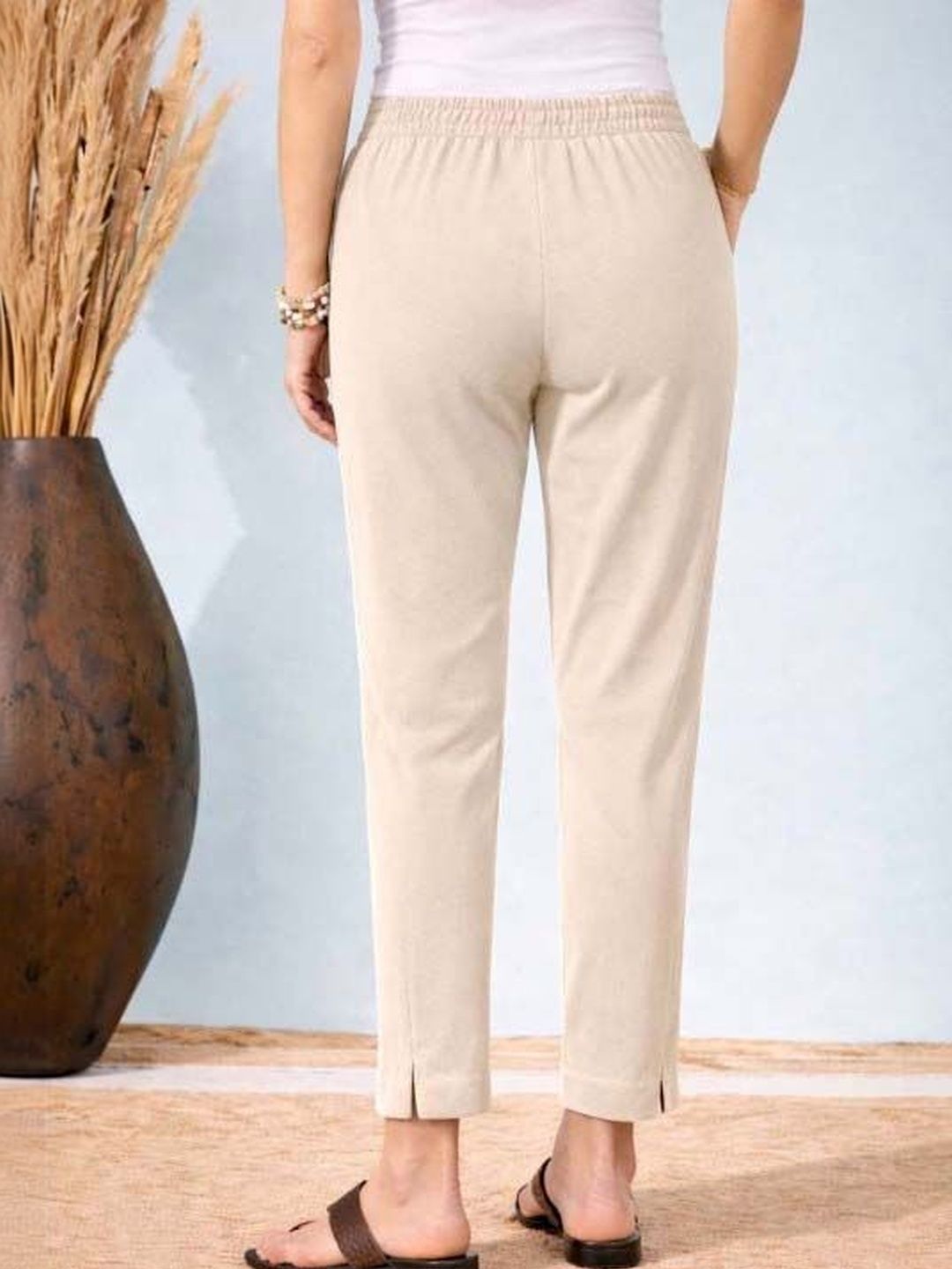 Women Wrinkle Free Trousers