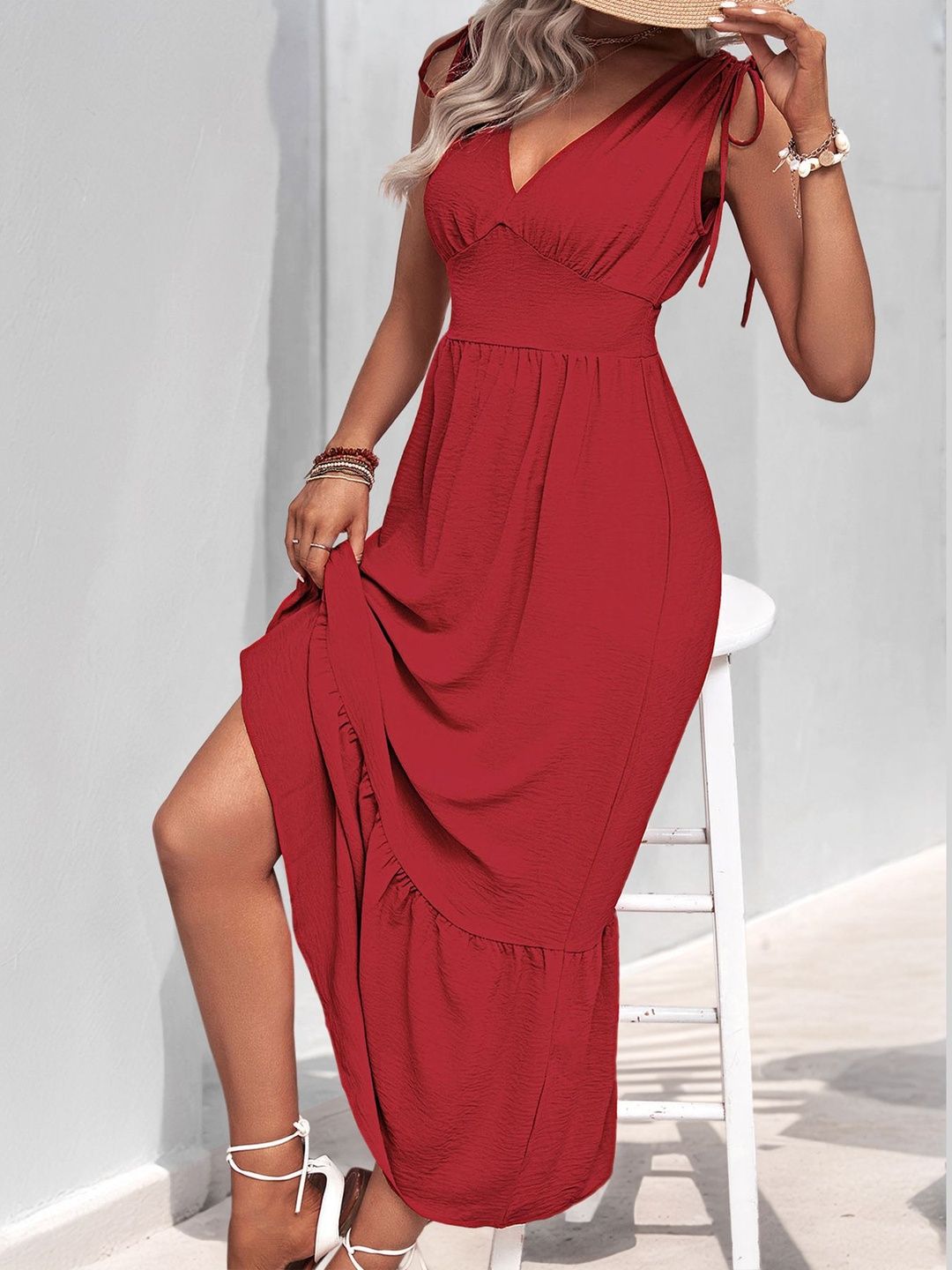 A-Line Midi Dress