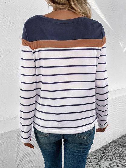 Women Striped T-shirt