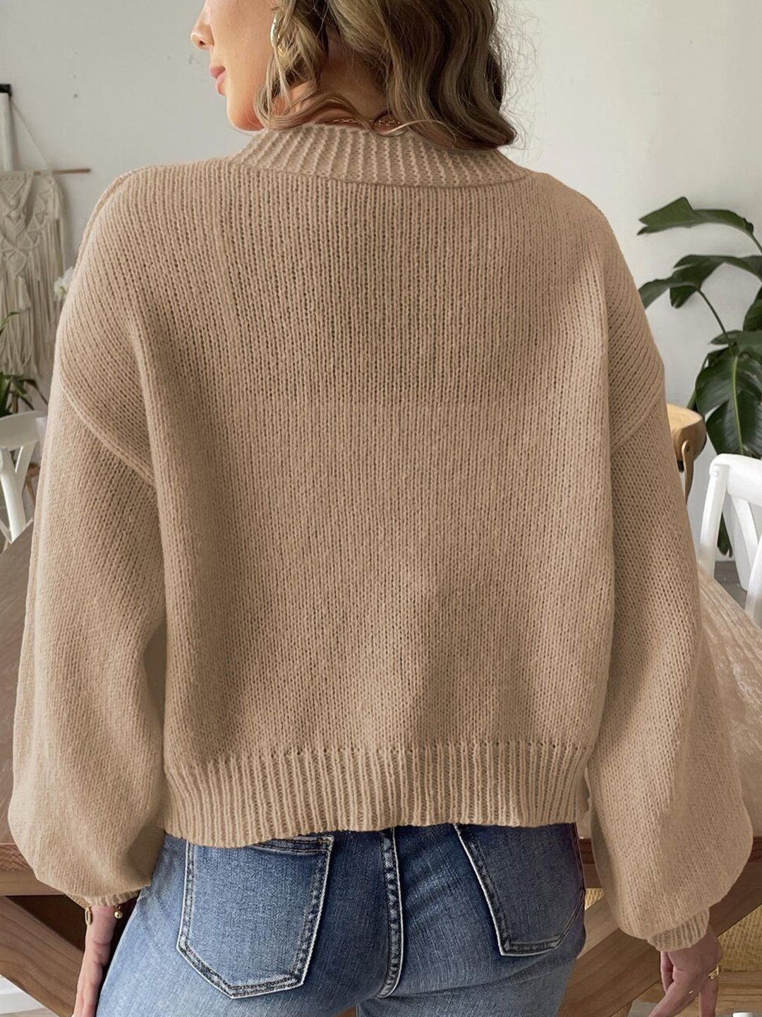 Women Cardigan with Embellished Detail