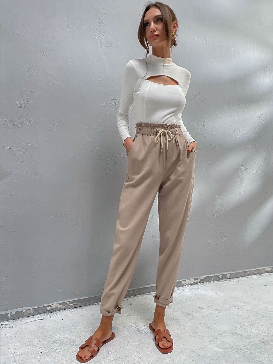 Women Non Iron Trousers