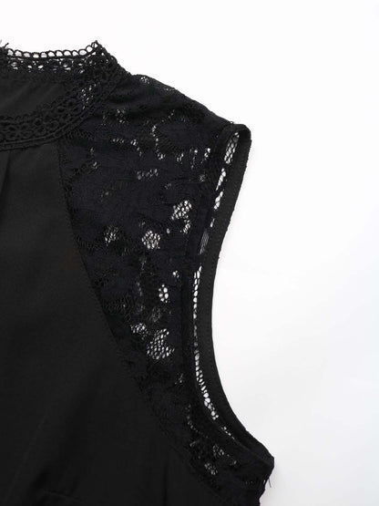 Women's Black Top Blend Printed Regular Fit