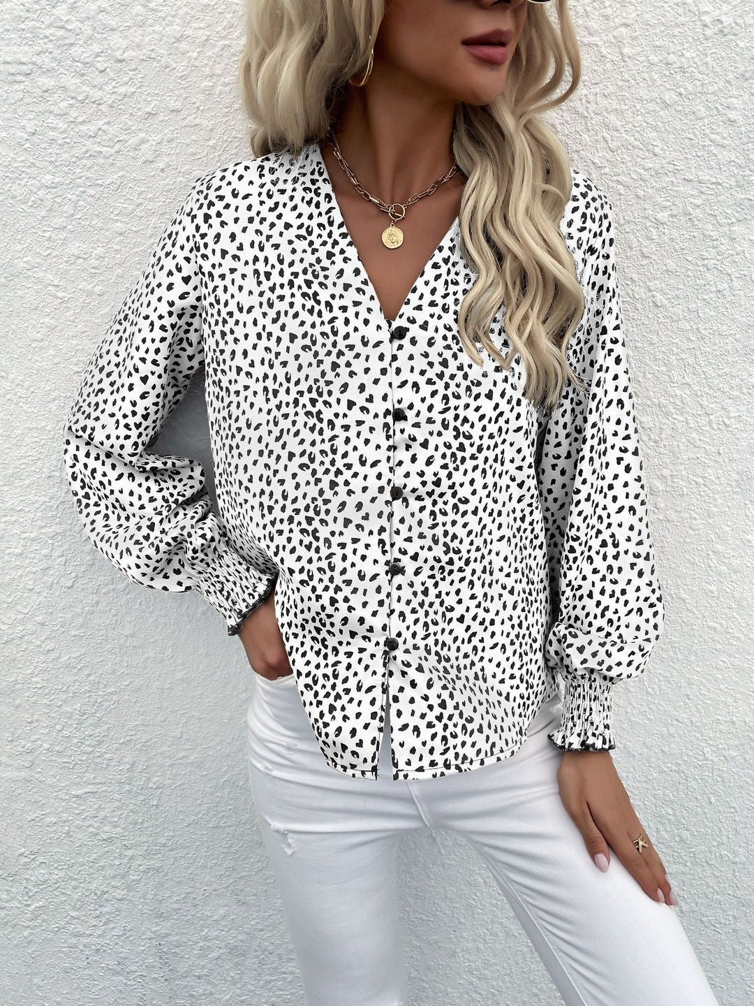 Women Animal Printed Casual Shirt