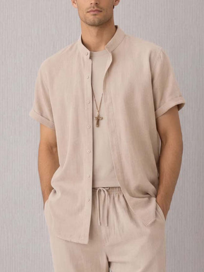 Men Casual Co-Ord Set with Shirt & Pants