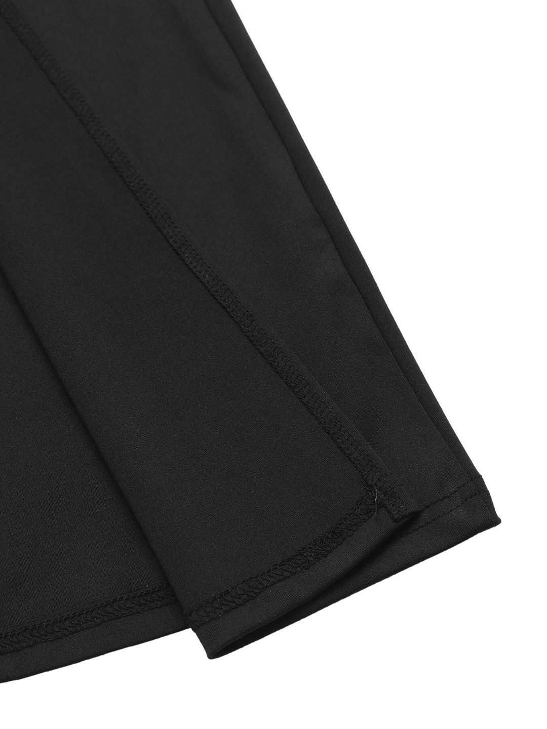 Women's Black Colourblocked Off-Shoulder Sheath Maxi Dress