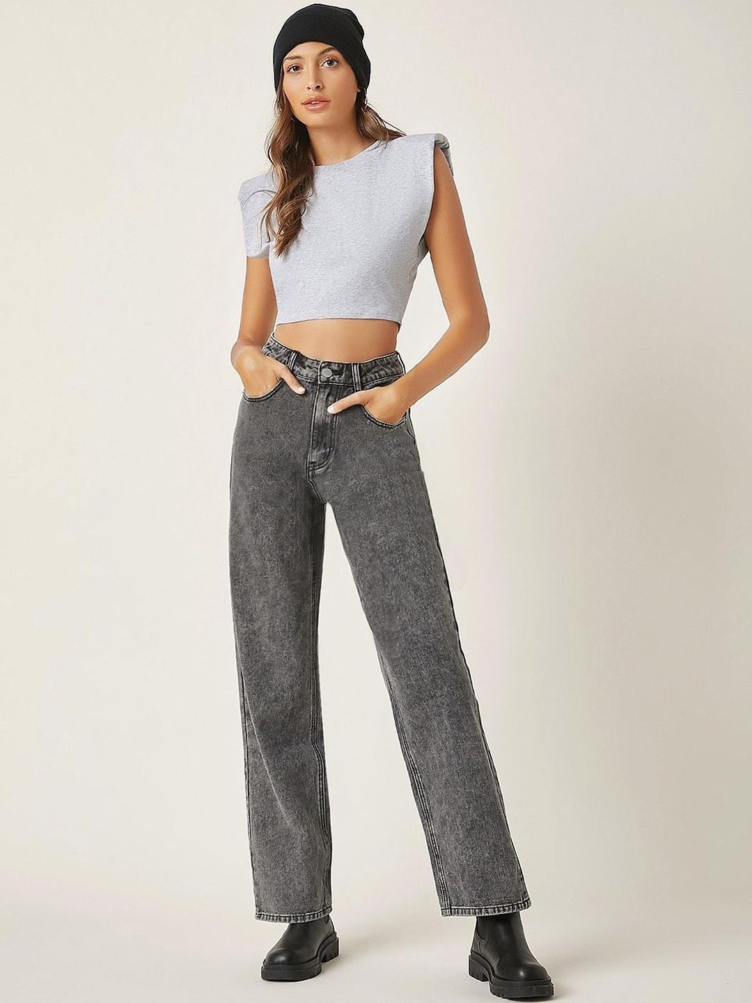 Women Pack Of 2 High-Rise Heavy Fade Clean Look Stretchable Cotton Jeans