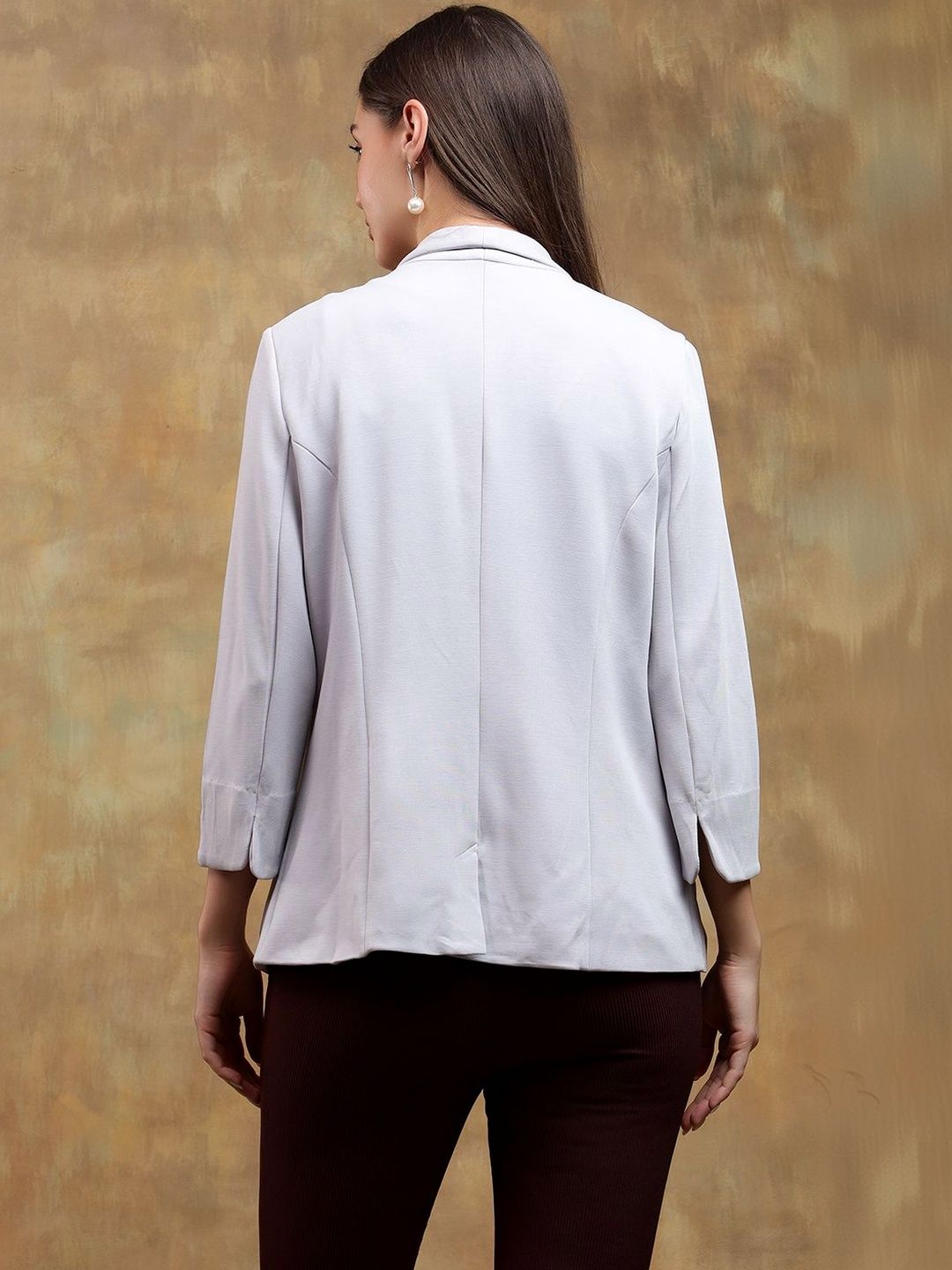 NOWI Shawl Collar Single-Breasted Blazers