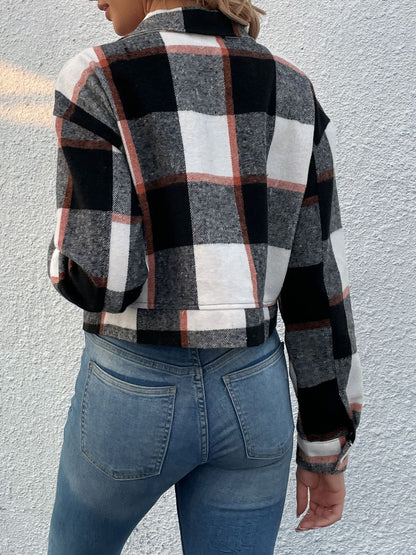 Women Checked Tailored Jacket