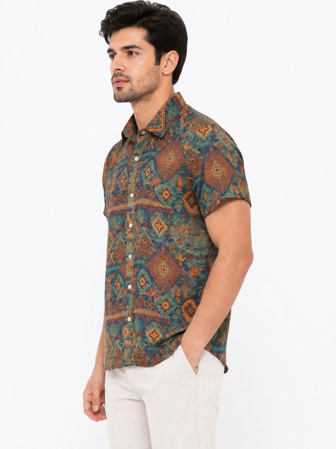 Men Comfort Printed Casual Shirt