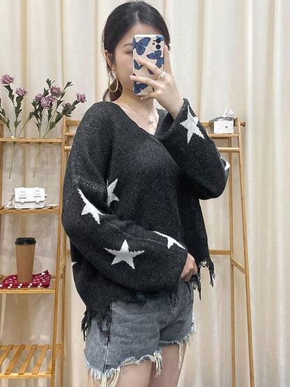 Women's Nowi Women Printed Pullover With Fringed Detail