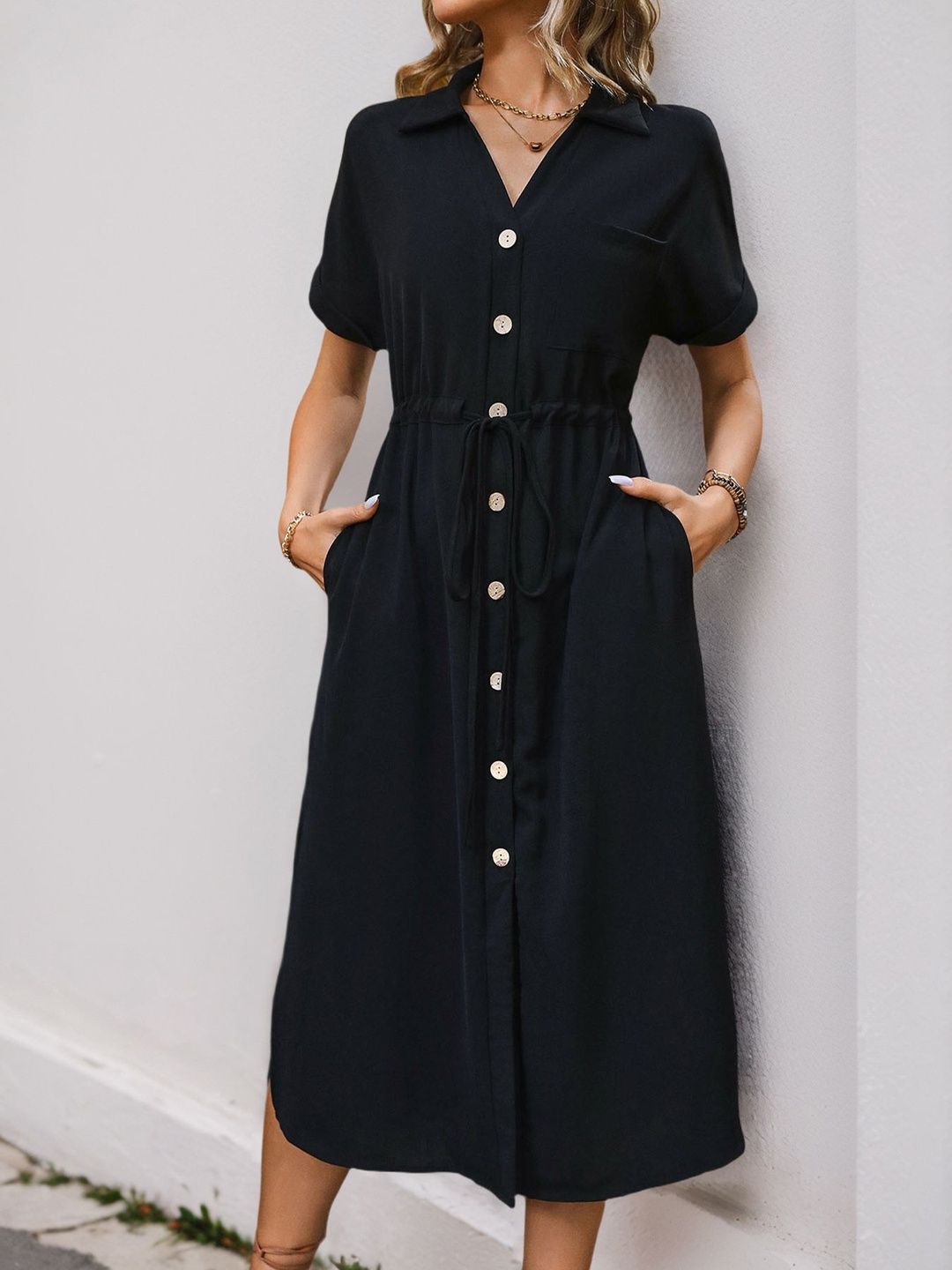 Shirt Midi Dress