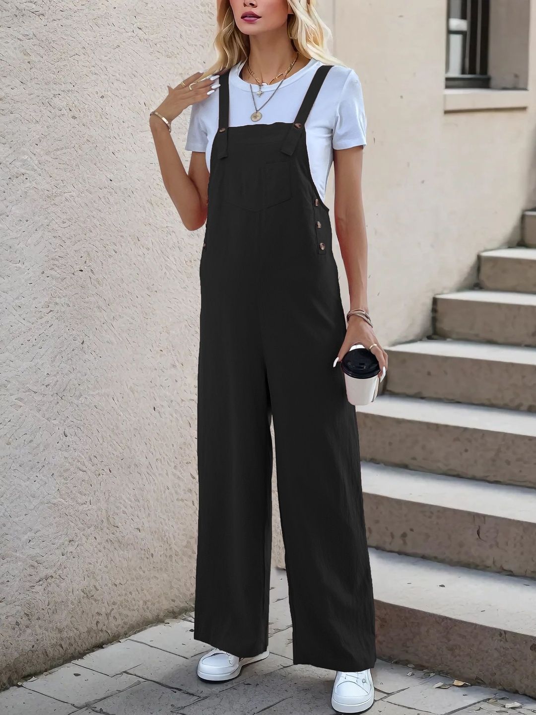 Basic Jumpsuit with Applique