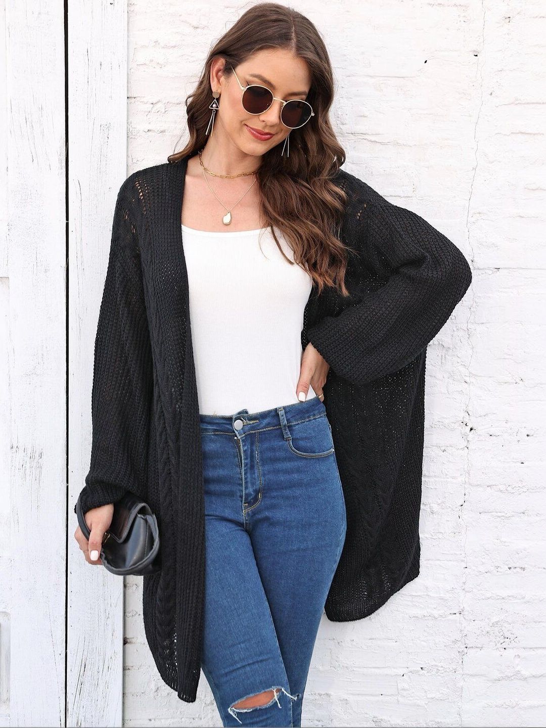 Women Longline Shrug