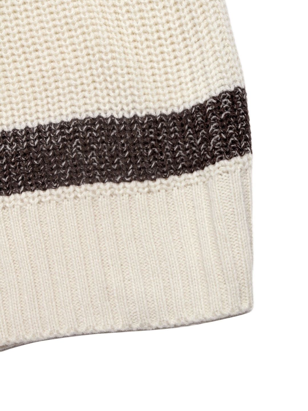Women's Grey Nowi Women Striped Oversized Pullover