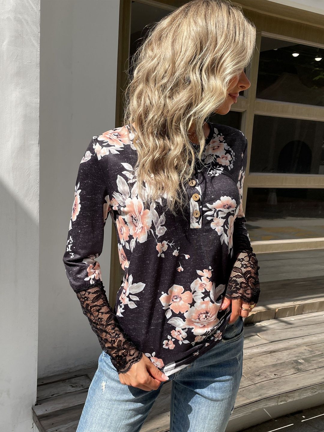 Women Floral Printed T-shirt