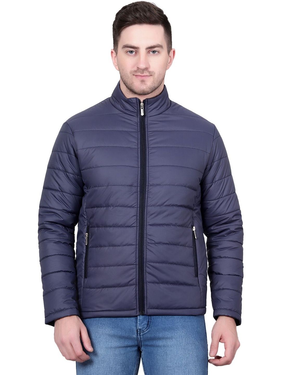 NOWI Stand Collar Lightweight Puffer Jacket