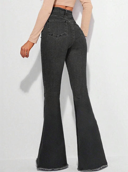 Women Bootcut High-Rise Stretchable Jeans