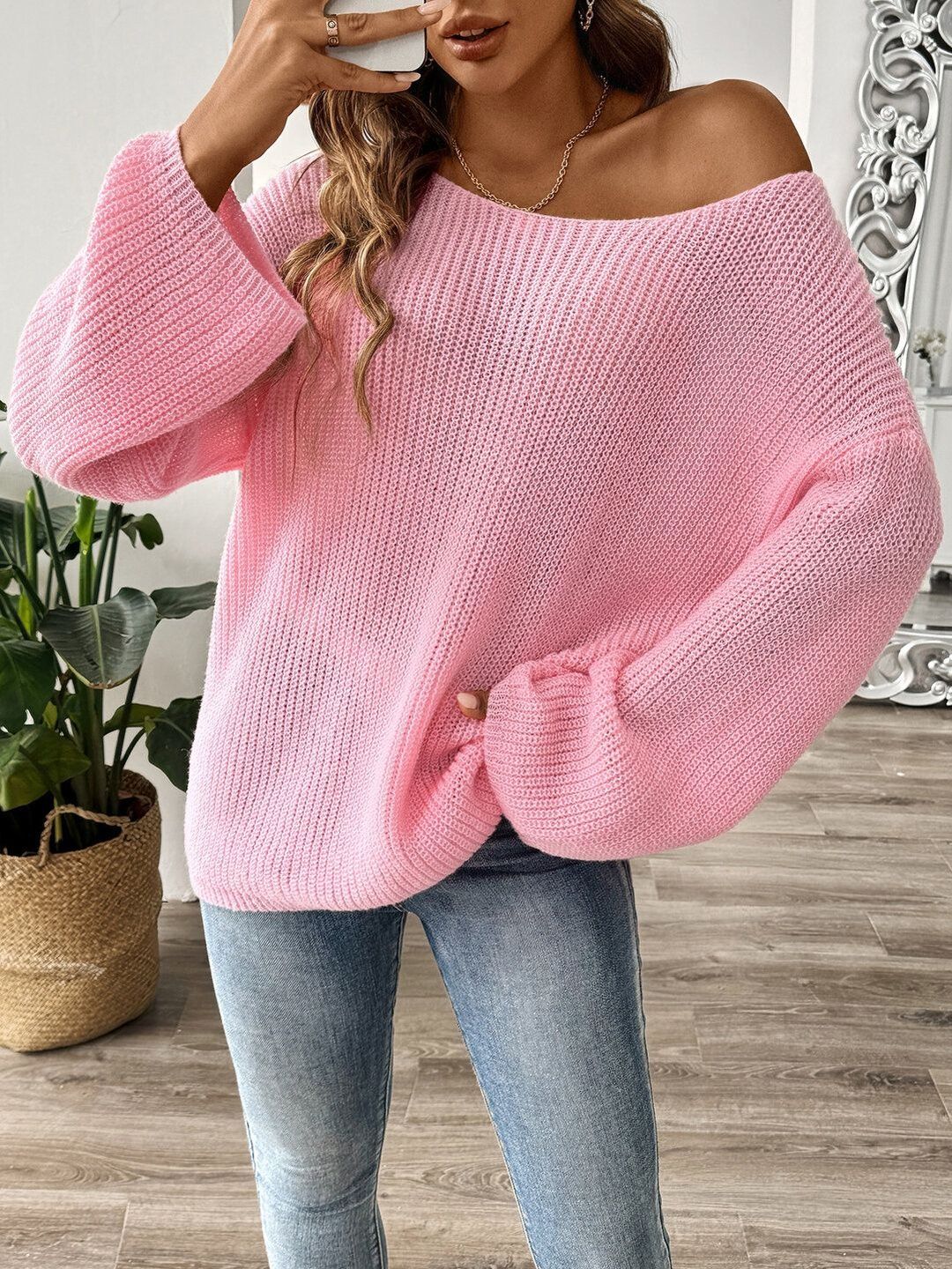 Women Ribbed Pullover