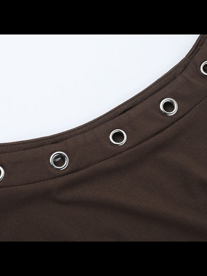 NOWI Flared Sleeve Bodycon Mini Dress