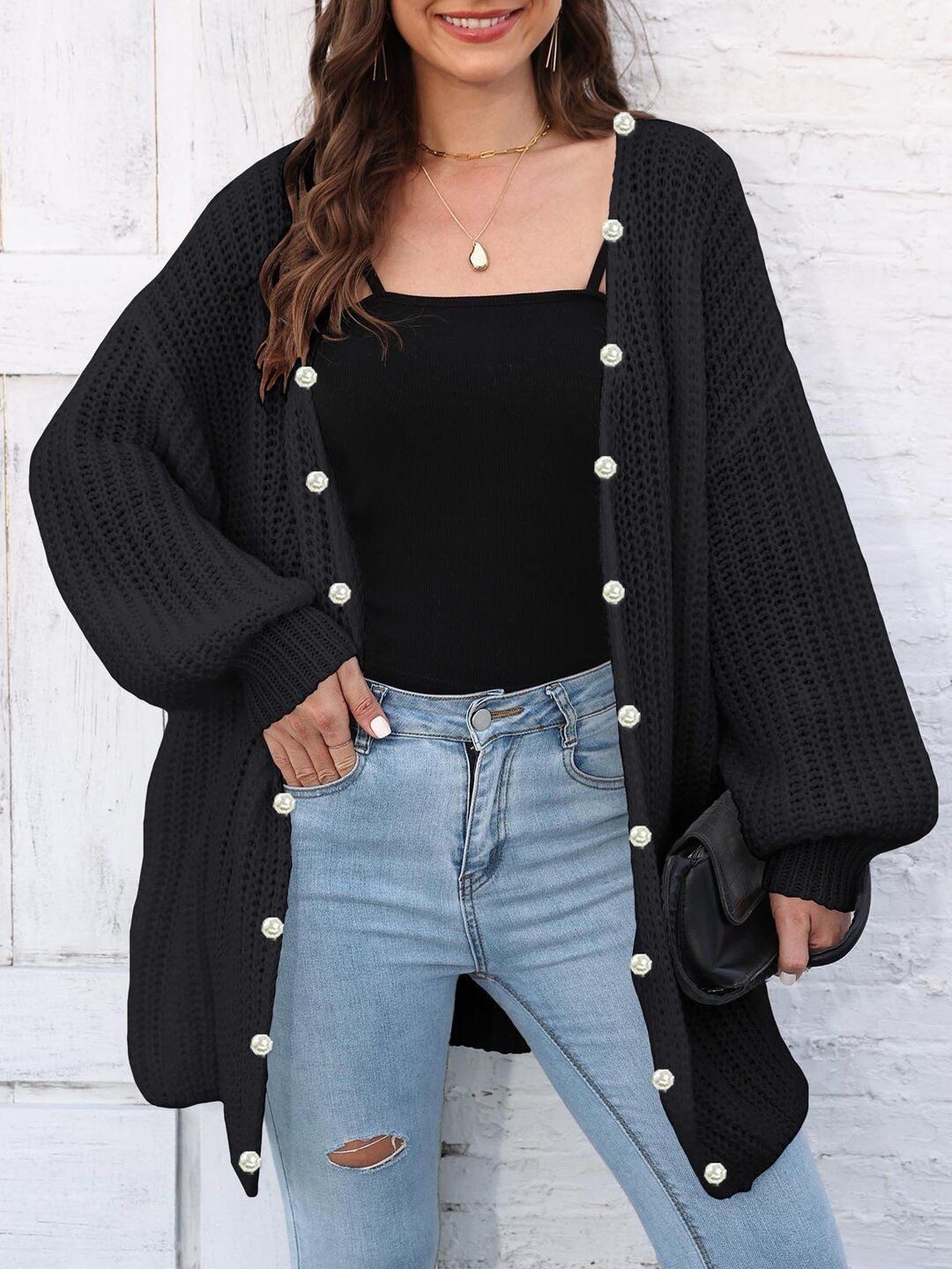 Women Longline Cardigan