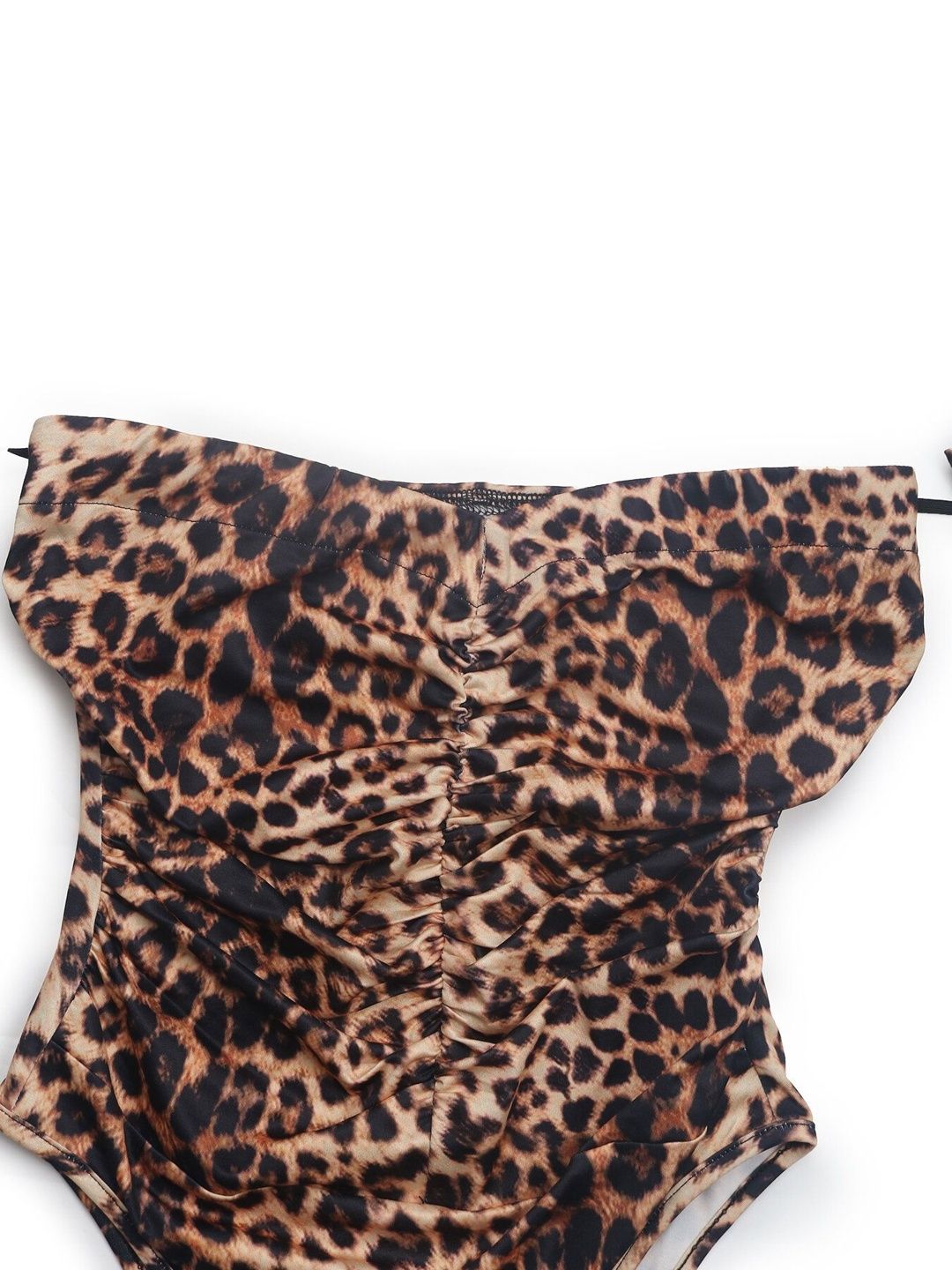 Printed Off-Shoulder Bodysuit