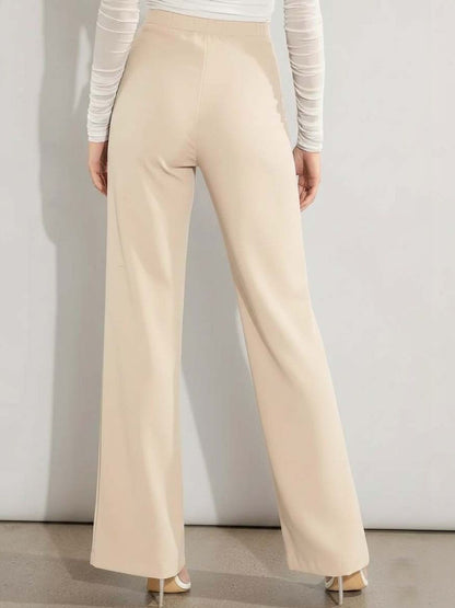 Women Straight Fit Wrinkle Free Trousers