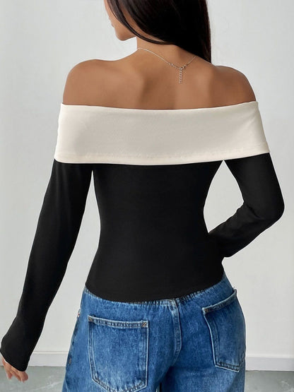 Women Colourblocked T-shirt